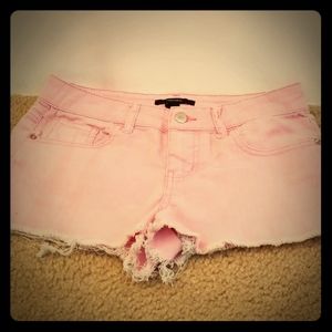 Womens Pink Short cut off shorts Size 24